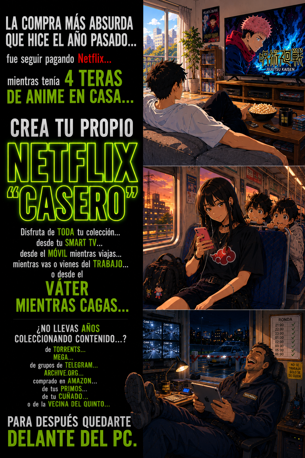 Crea tu propio Netflix Privado